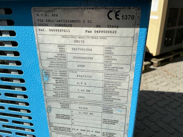 2006 df sfs 1020 de170 luchtdroger - afbeelding 3 van  4