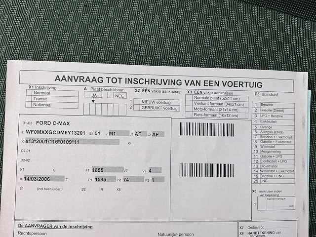 2006 ford c-max personenauto - afbeelding 20 van  27