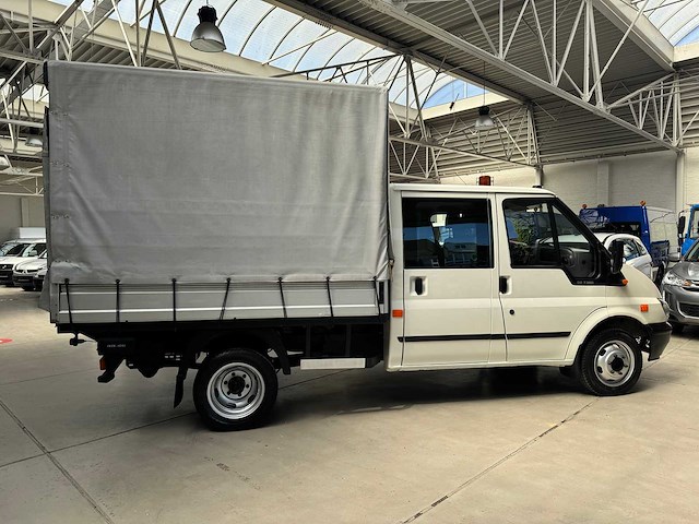 2006 ford transit - !!!74.000km!!! - dubbele cabine - open laadbak - lift - afbeelding 2 van  22