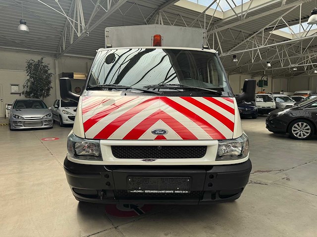 2006 ford transit - !!!74.000km!!! - dubbele cabine - open laadbak - lift - afbeelding 4 van  22