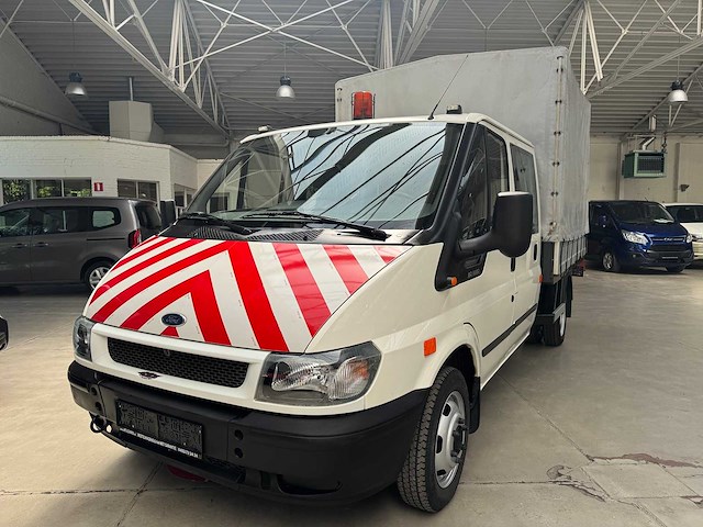 2006 ford transit - !!!74.000km!!! - dubbele cabine - open laadbak - lift - afbeelding 16 van  22