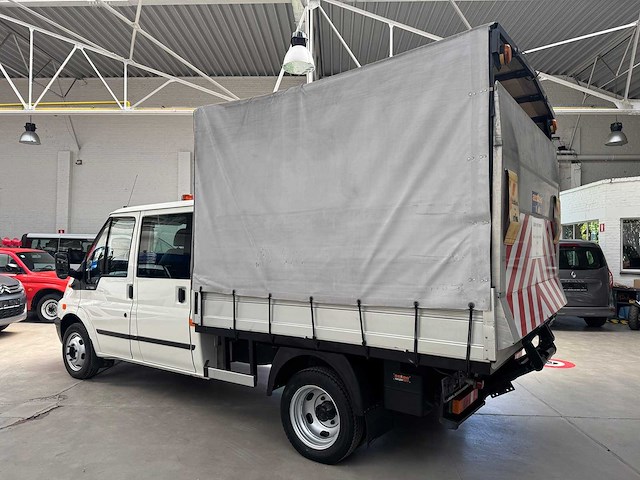 2006 ford transit - !!!74.000km!!! - dubbele cabine - open laadbak - lift - afbeelding 20 van  22