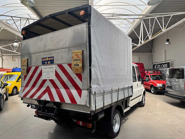 2006 ford transit - !!!74.000km!!! - dubbele cabine - open laadbak - lift - afbeelding 21 van  22