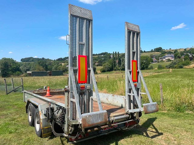 2006 humbaur hkg-r 40314 transporttrailer - afbeelding 2 van  3