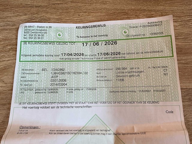 2006 jeep commander hg82 lichte vracht - afbeelding 39 van  49