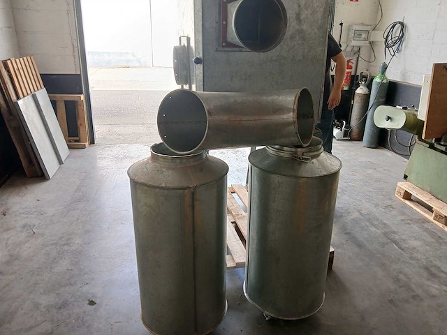 2006 jkf industrie jk-25d -stofafzuiging met dempers - afbeelding 7 van  9
