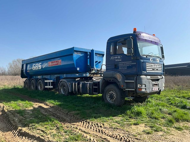 2006 man tga vrachtwagen + 2007 oplegger (langendorf / gheysen & verpoort) - afbeelding 7 van  48