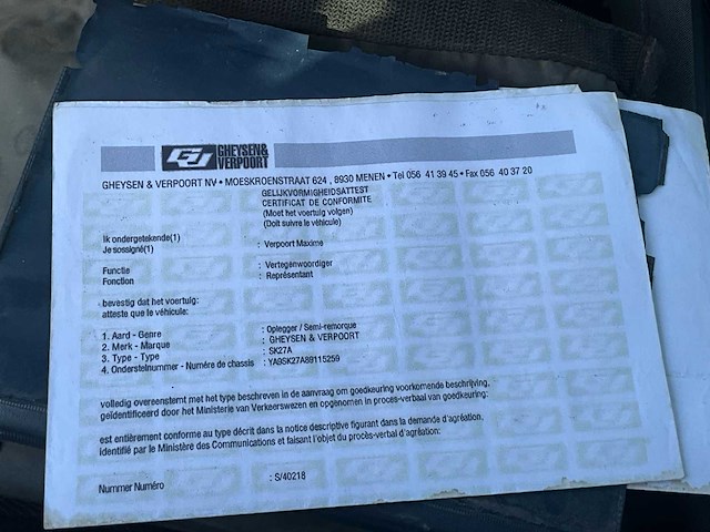 2006 man tga vrachtwagen + 2007 oplegger (langendorf / gheysen & verpoort) - afbeelding 22 van  30