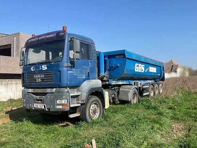 2006 man tga vrachtwagen + 2007 oplegger (langendorf / gheysen & verpoort) - afbeelding 1 van  31