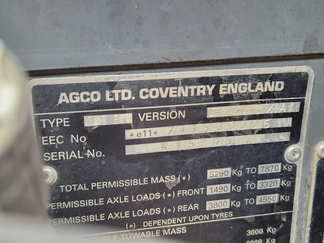 2006 massey ferguson 4235 bosbouwtractor - afbeelding 20 van  22