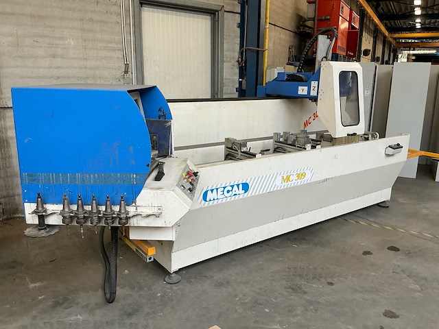 2006 mecal mc309 nike aluminium raam- en deur profiel freesmachine - afbeelding 1 van  15