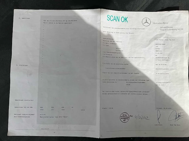 2006 mercedes a180cdi personenauto - afbeelding 26 van  28
