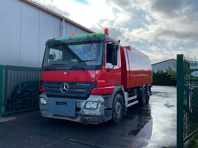 2006 mercedes actros beam s12000 veegwagen - afbeelding 1 van  40