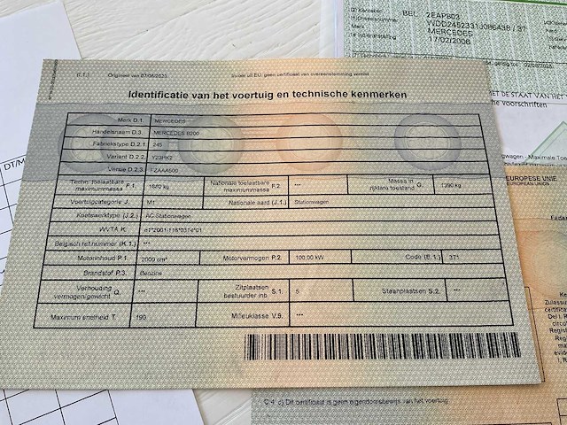 2006 mercedes b200 245 - afbeelding 27 van  35