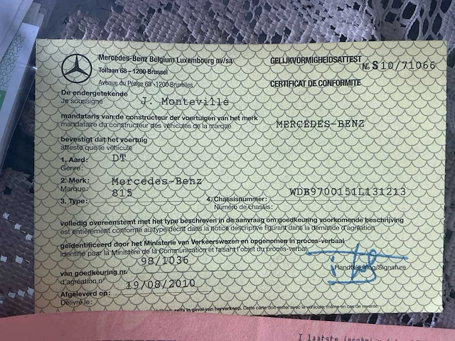 2006 mercedes-benz atego 815 vrachtwagen - takelwagen - afbeelding 31 van  39