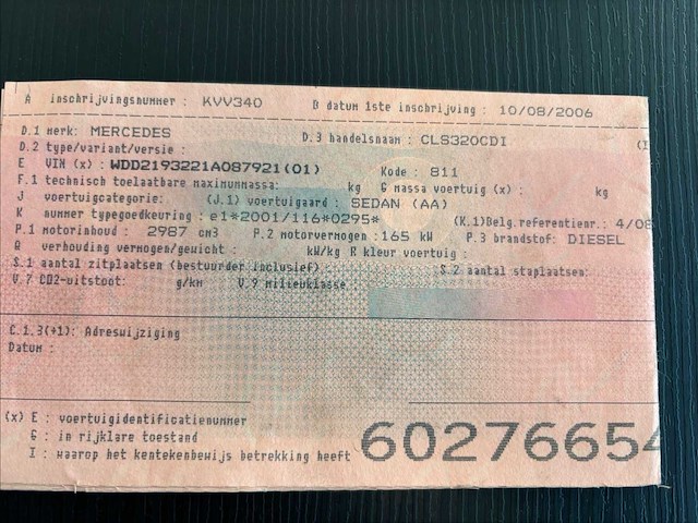 2006 mercedes-benz cls 320 personenauto - afbeelding 4 van  16