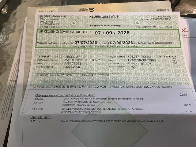 2006 mercedes vito 115 cdi-a personenauto - afbeelding 9 van  16