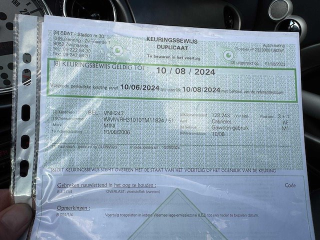 2006 mini cooper s cabriolet - afbeelding 15 van  23