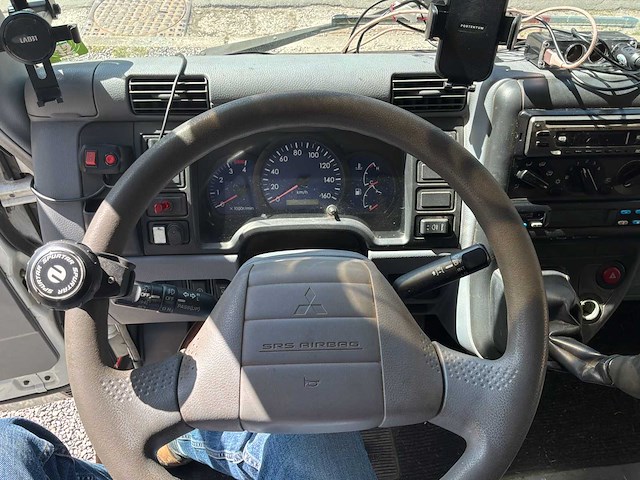 2006 mitsubishi canter fb83 / sleepwagen met platte laadbak - afbeelding 7 van  26