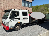 2006 mitsubishi canter fb83 / sleepwagen met platte laadbak - afbeelding 11 van  26