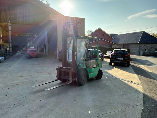 2006 mitsubishi fg25 heftruck – 2.500 kg – gesloten cabine - afbeelding 1 van  28
