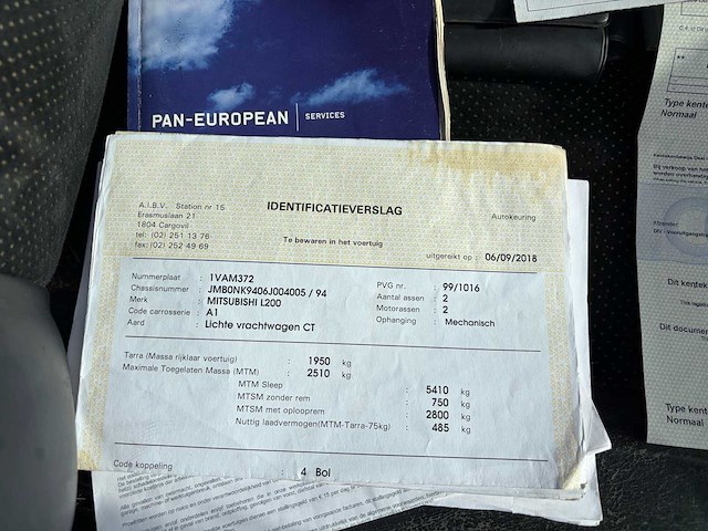 2006 mitsubishi pajero sport bedrijfswagen - afbeelding 36 van  43