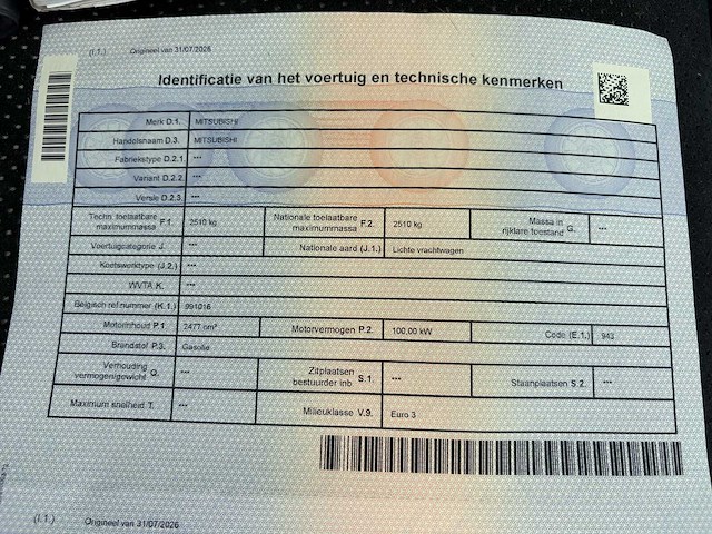 2006 mitsubishi pajero sport bedrijfswagen - afbeelding 38 van  43
