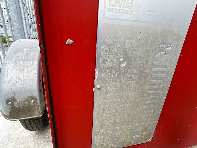 2006 mobiele ladderlift / verhuislift - 19m - 300kg - afbeelding 10 van  19