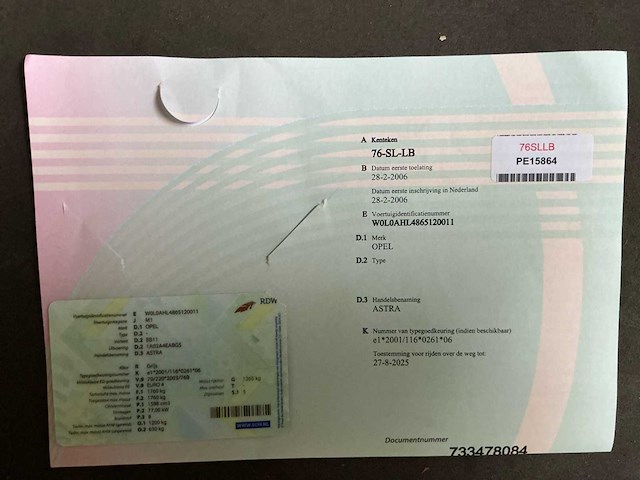2006 opel astra personenauto - afbeelding 9 van  17