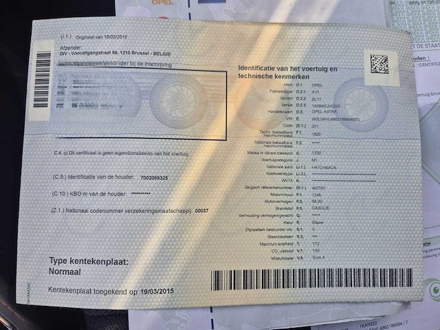 2006 opel astra personenauto - afbeelding 3 van  13