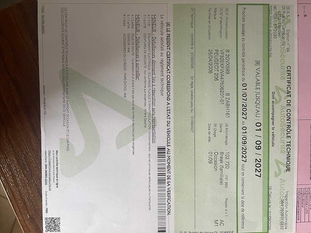 2006 peugeot 206 auto 1.4i benzine 75 pk – 102.700 km - afbeelding 2 van  13