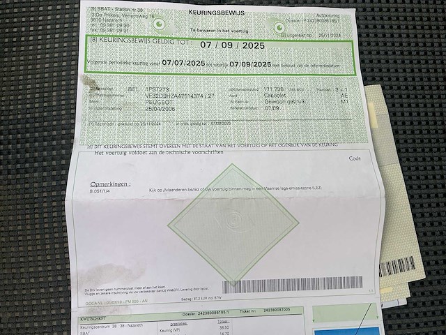 2006 peugeot 206 cc - afbeelding 22 van  34