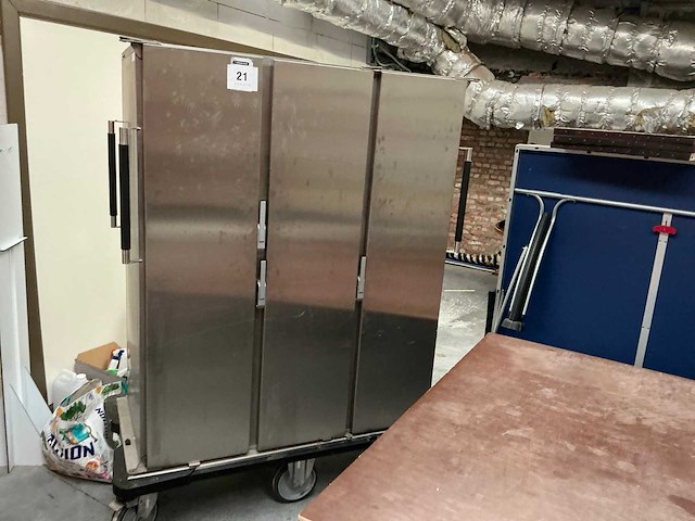 2006 rieber twf-c 3x12-gn rvs 3-deurs mobiele kast - afbeelding 2 van  6