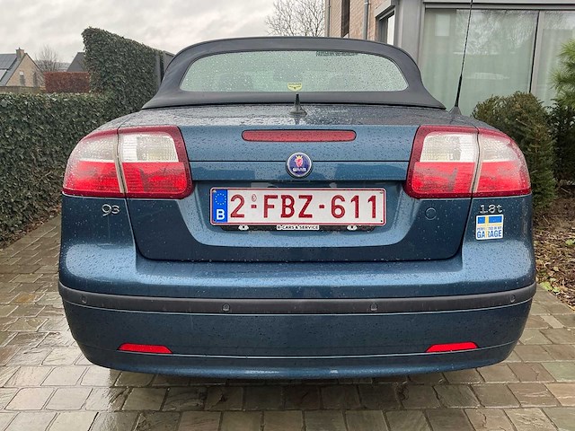 2006 saab 93 cabrio personenauto - afbeelding 30 van  34