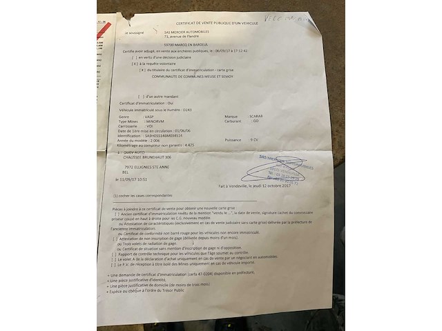 2006 scarab minor hydrostatic zelfrijdende veegmachine - afbeelding 6 van  18