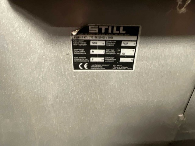 2006 still exu-s22 elektrische palletwagen - afbeelding 6 van  6