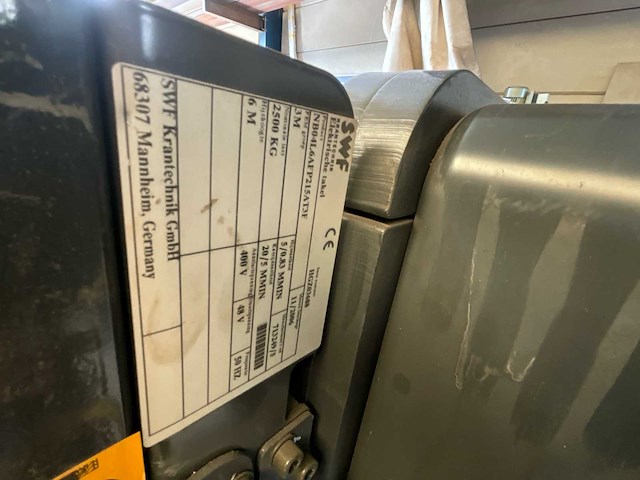 2006 swf bovenloophalkraan - afbeelding 15 van  22