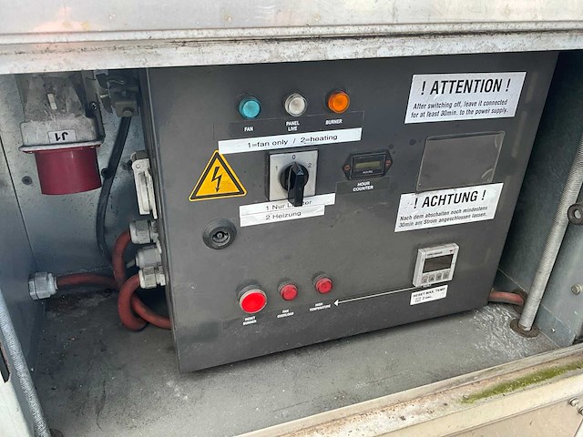 2006 thermobile imac-2000s heater rvs met rookgasafvoer - afbeelding 6 van  7