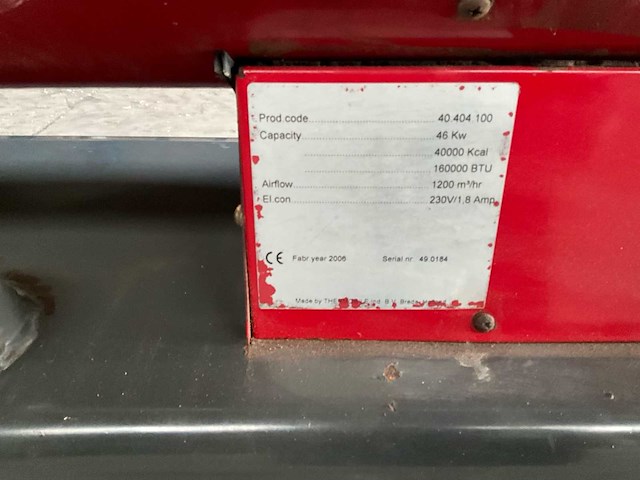 2006 thermobile ta40 heteluchtkanon - afbeelding 6 van  6