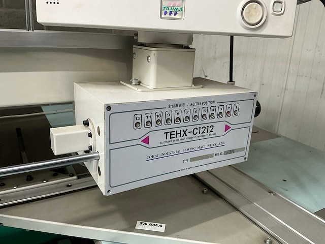 2006 tokai tehx-c1212 12-naalds borduurmachine - afbeelding 10 van  11