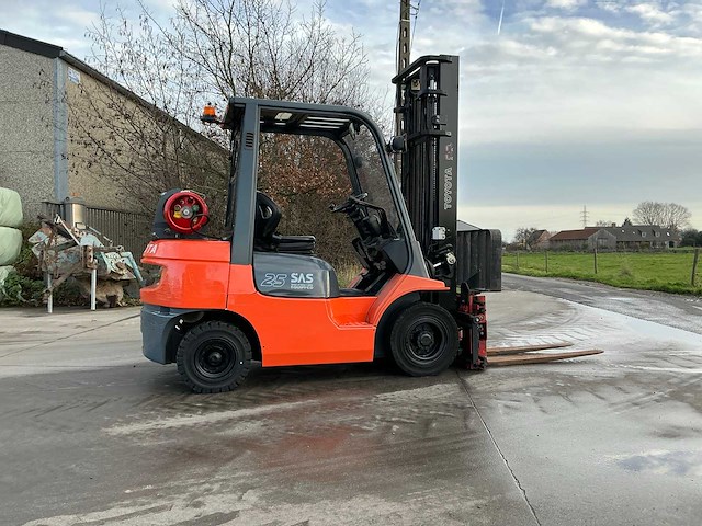 2006 toyota 42-7fgf25 vorkheftruck - afbeelding 3 van  43