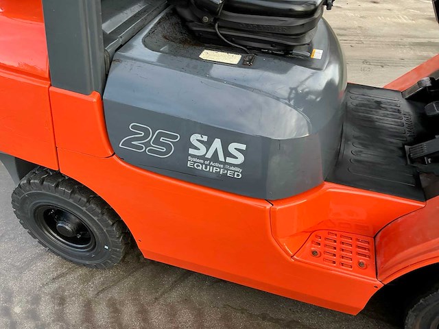 2006 toyota 42-7fgf25 vorkheftruck - afbeelding 18 van  43