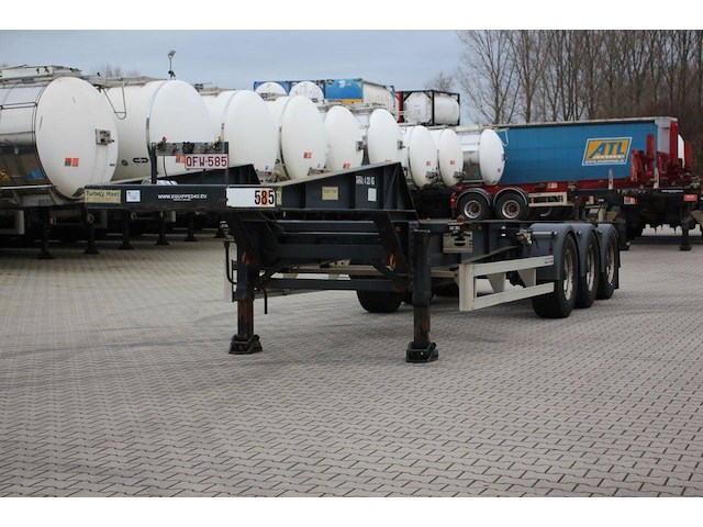 2006 turbo's hoet 20ft high cube gooseneck adr chassis - afbeelding 1 van  1