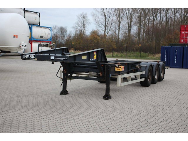 2006 turbo's hoet 20ft high cube gooseneck adr chassis - afbeelding 1 van  1