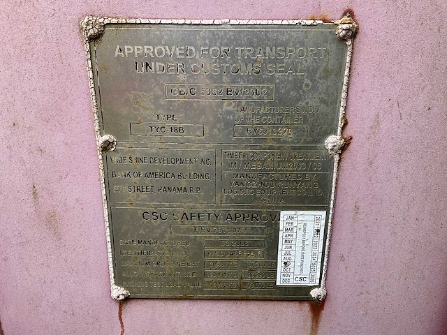 2006 tyc-18b 40ft zeecontainer met inhoud - afbeelding 24 van  34