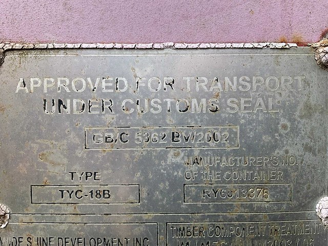 2006 tyc-18b 40ft zeecontainer met inhoud - afbeelding 26 van  34