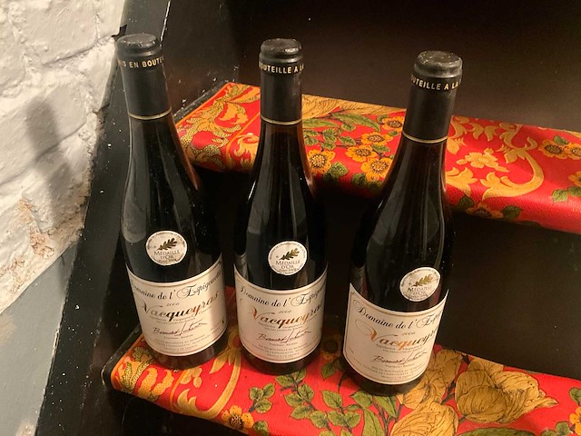 2006 vacqueyras domaine de l’espigouette rode wijn (3x) - afbeelding 1 van  5