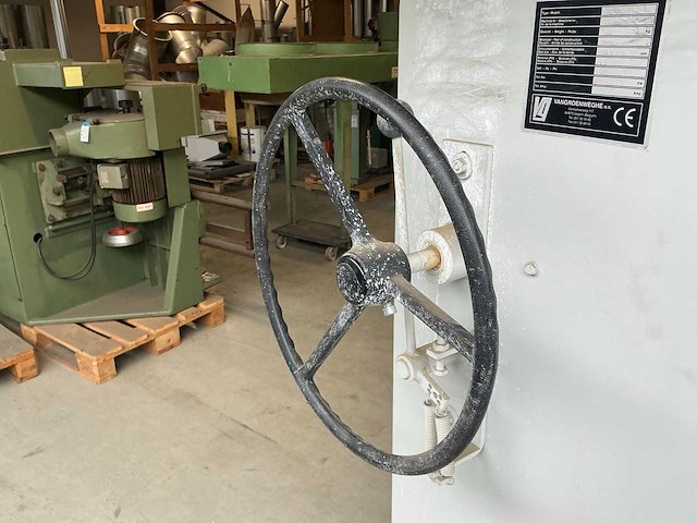 2006 vangroeneweghe d-2500 langbandschuurmachine - afbeelding 1 van  6