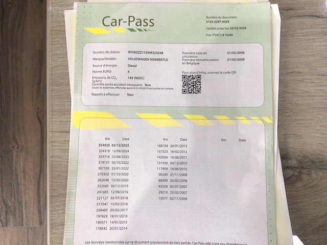 2006 vw nieuwe kever cabriolet auto - afbeelding 11 van  19