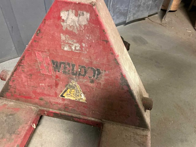 2006 weldone p2300t hand hydraulische palletwagen - afbeelding 2 van  3